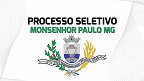 Prefeitura de Monsenhor Paulo-MG abre vaga para Professor