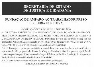 Créditos: Divulgação/Sejus-DF Créditos: Divulgação/Sejus-DF