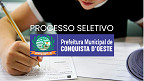 Processo Seletivo Prefeitura de Conquista do Oeste-MT 2024 - Inscrição
