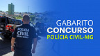 Gabarito Polícia Civil-MG 2025 sai pela FGV; Veja respostas