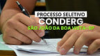 CONDERG de São João da Boa Vista-SP remarca provas de concurso