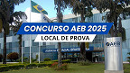 Concurso AEB 2025: Saiba quando e como conferir seu local de prova