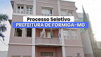 Prefeitura de Formiga-MG abre vagas de R$ 2.250