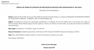 Créditos: Reprodução/DOE-RS Créditos: Reprodução/DOE-RS