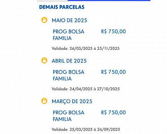 Caixa Tem já abriu consulta do valor da parcela do Bolsa Família de Maio - Foto: Reprodução Caixa Tem já abriu consulta do valor da parcela do Bolsa Família de Maio - Foto: Reprodução