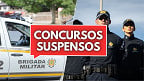 PMDF e Brigada Militar RS suspendem concursos; veja os motivos