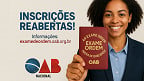 OAB 44 reabre inscrições até 18 de maio
