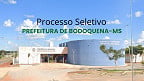 Prefeitura de Bodoquena-MS abre 107 vagas