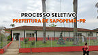 Processo Seletivo Prefeitura de Sapopema-PR 2025 é aberto
