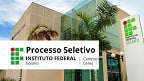 IF Goiano abre seleção para Professor em Ceres