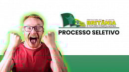 Prefeitura de Britânia-GO abre seleção em dois cargos Prefeitura de Britânia-GO abre seleção em dois cargos