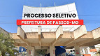 Prefeitura de Passos-MG abre vagas na saúde Prefeitura de Passos-MG abre vagas na saúde
