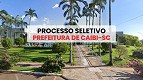 Prefeitura de Caibi-SC abre editais com vagas de até R$ 23 mil em várias especialidades Prefeitura de Caibi-SC abre editais com vagas de até R$ 23 mil em várias especialidades