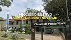 Câmara de Ponte Nova-MG abre seleção pública para 3 vagas