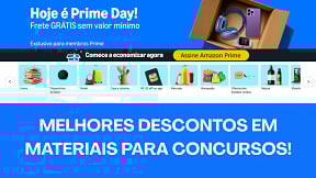Amazon Prime Day para concurseiros: os melhores descontos em materiais para estudo