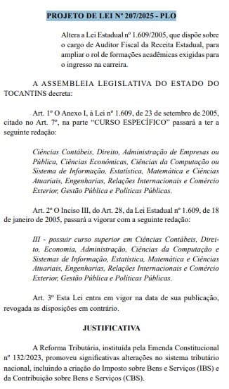 Créditos: Divulgação/AL-TO Créditos: Divulgação/AL-TO