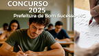Prefeitura de Bom Sucesso-MG: Edital 2025 abre 64 vagas via concurso