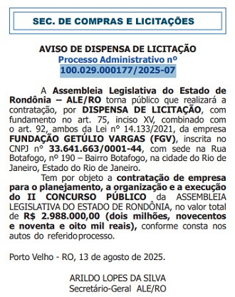 Créditos: Divulgação/ALERO