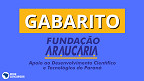 Gabarito Fundação Araucária-PR 2025; veja quando sai o resultado