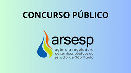 Concurso ARSESP: banca definida para 126 vagas; salários de até R$ 12 mil Concurso ARSESP: banca definida para 126 vagas; salários de até R$ 12 mil