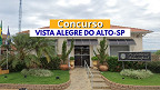 Concurso Prefeitura de Vista Alegre do Alto-SP 2025 - Edital e Inscrição
