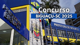 Concurso Biguaçu-SC 2025: locais e salas da prova saem dia 20; provas em 31/08 Concurso Biguaçu-SC 2025: locais e salas da prova saem dia 20; provas em 31/08