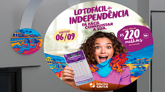 Lotofácil da Independência de número 3480 pagará R$ 220 milhões dia 6/9 - Caixa Lotofácil da Independência de número 3480 pagará R$ 220 milhões dia 6/9 - Caixa
