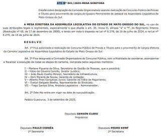 Créditos: Divulgação/DOEMS Créditos: Divulgação/DOEMS