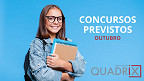 Concursos Quadrix: 11 editais previstos para Outubro