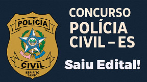 Concurso PC-ES 2025: Saiu edital com 1.052 vagas para Oficial Investigador