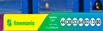 Timemania 2307 de 14/10 - Caixa Timemania 2307 de 14/10 - Caixa