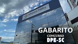 Gabarito DPE-SC 2025; veja quando sai e como será a nota Gabarito DPE-SC 2025; veja quando sai e como será a nota
