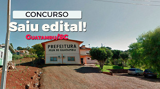 Prefeitura de Guatambu/SC anuncia dois novos concursos para 2025 - Divulgação Prefeitura de Guatambu/SC anuncia dois novos concursos para 2025 - Divulgação