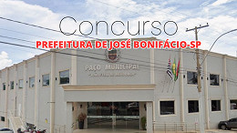 Prefeitura de José Bonifácio-SP abre concurso com vagas de até R$ 1,5 mil Prefeitura de José Bonifácio-SP abre concurso com vagas de até R$ 1,5 mil