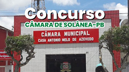 Concurso da Câmara de Solânea-PB é aberto para 3 cargos Concurso da Câmara de Solânea-PB é aberto para 3 cargos