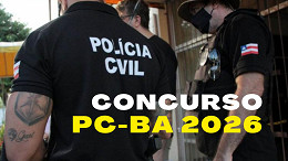 Concurso PC-BA 2026 tem edital autorizado; veja cargos