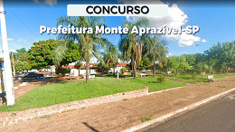 Prefeitura de Monte Aprazível-SP promove seleção para 14 cargos via PSS Prefeitura de Monte Aprazível-SP promove seleção para 14 cargos via PSS