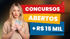 País tem 45 concursos abertos com salários acima de R$ 15 mil País tem 45 concursos abertos com salários acima de R$ 15 mil