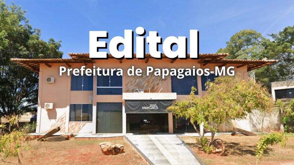 Prefeitura de Papagaios-MG/Fonte: divulgação
