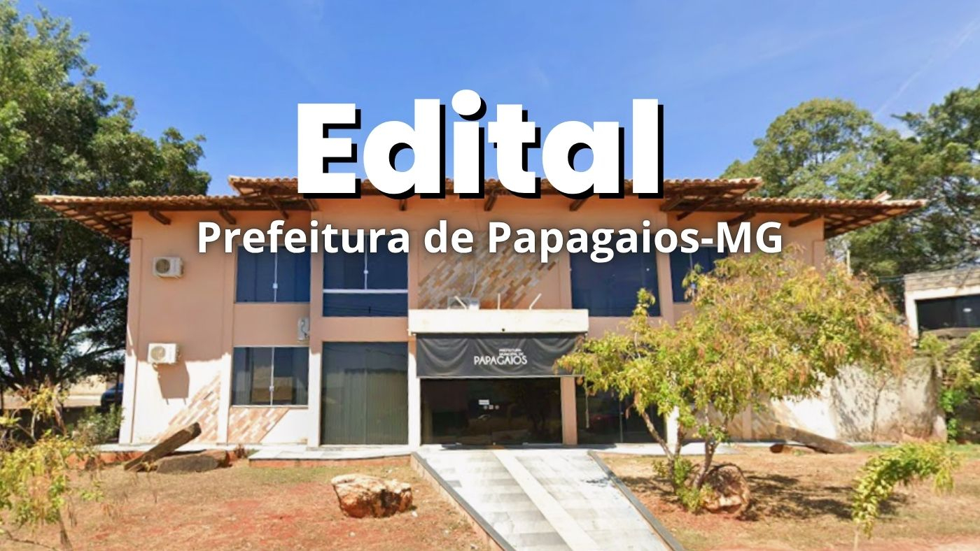 Prefeitura de Papagaios-MG/Fonte: divulgação