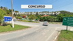 Edital Guapiara-SP 2025 abre 7 vagas via concurso