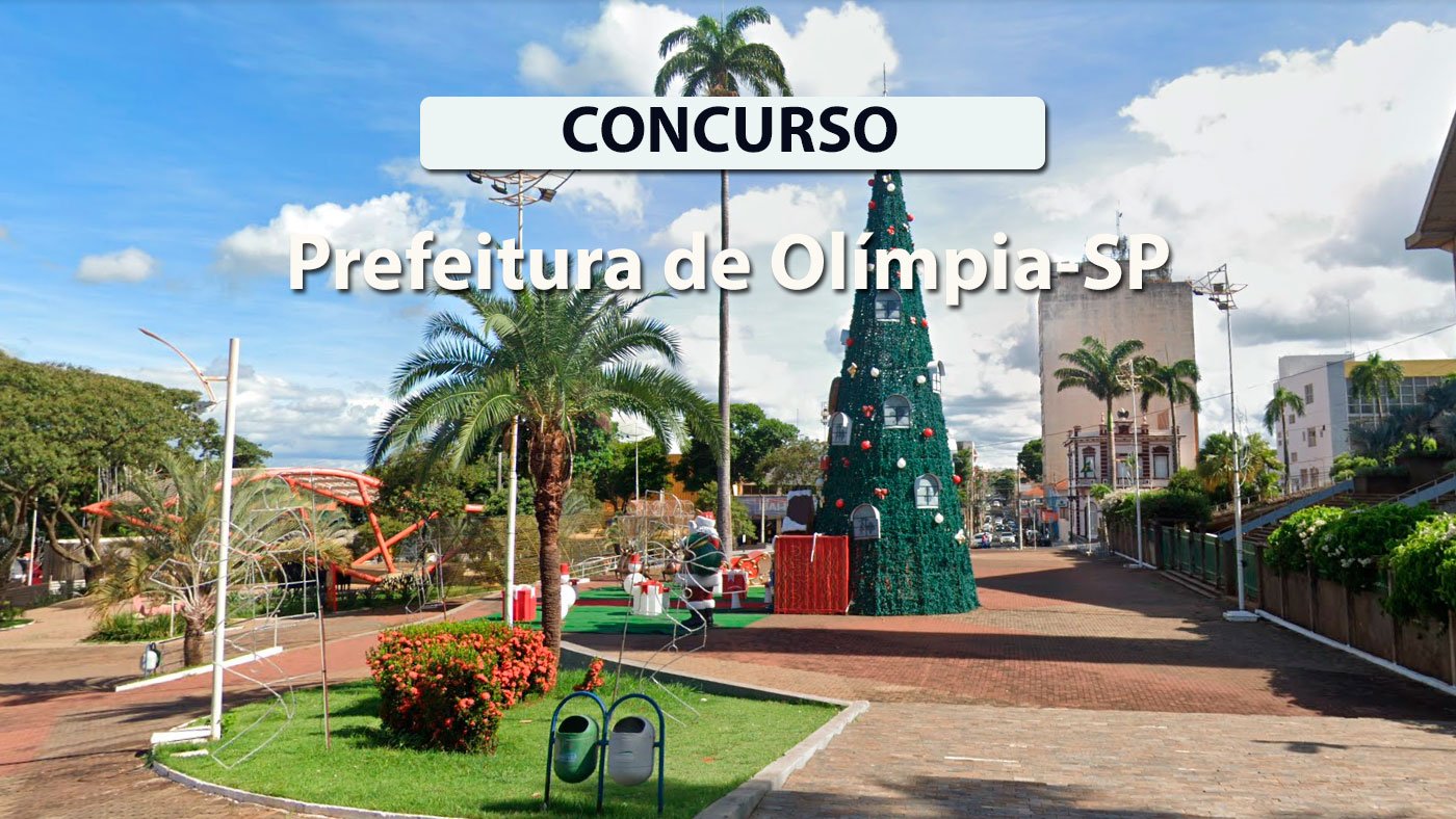 Prefeitura de OlÃmpia-SP abre concurso para 2026: Edital tem 64 vagas de R$ 7 mil