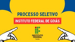 Edital IFG 2026 abre duas vagas de até R$ 4.867