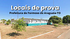Prefeitura de Formoso do Araguaia-TO aplica provas neste final de semana (13 e 14); veja os locais Prefeitura de Formoso do Araguaia-TO aplica provas neste final de semana (13 e 14); veja os locais
