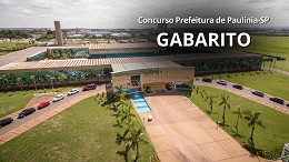 Gabarito das provas do concurso Paulínia-SP 2025 sai pela Vunesp