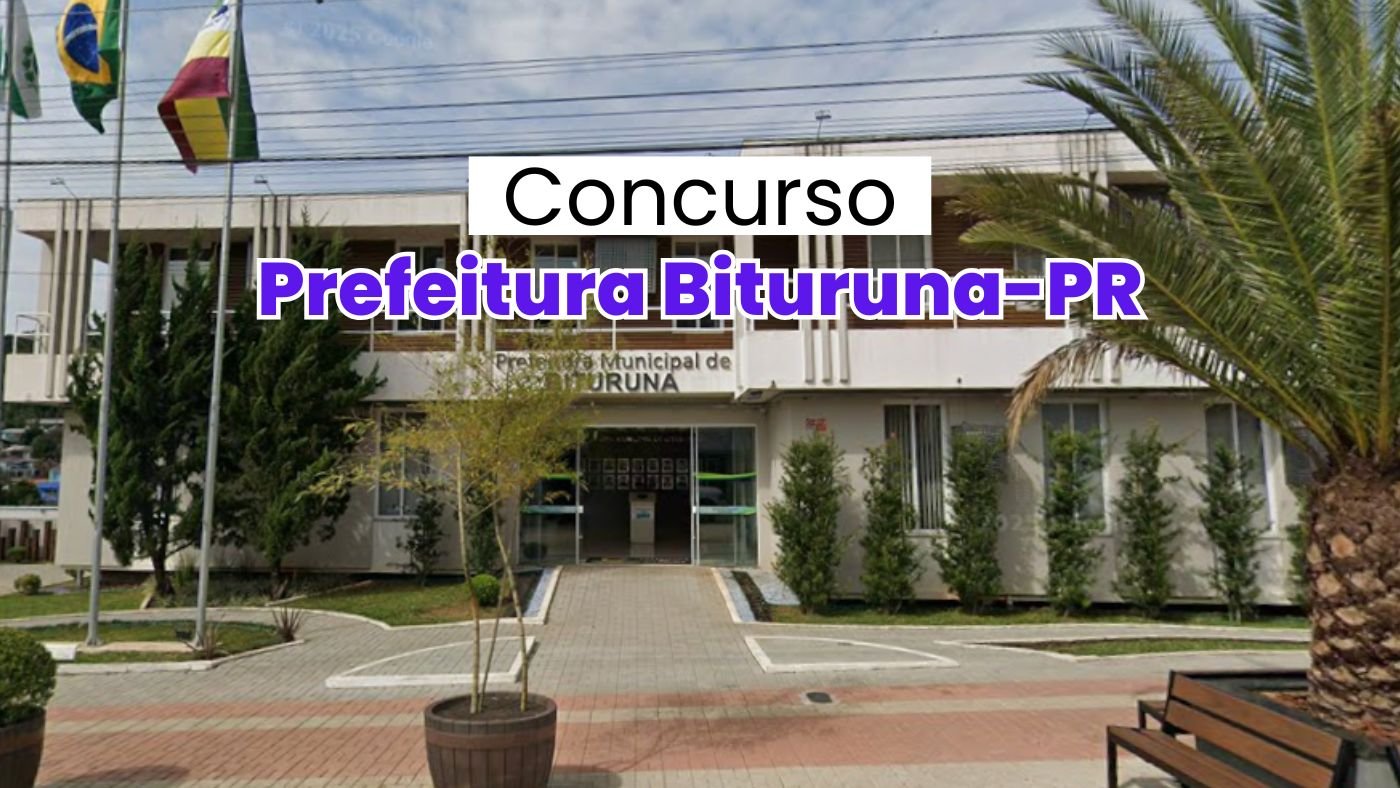 Concurso Prefeitura Bituruna-PR 2025/2026 abre vagas de até R$ 8.452