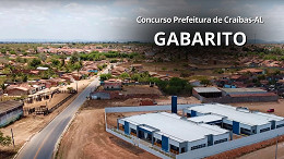 Gabarito Concurso Craíbas-AL 2025 sai nesta segunda (22); veja consulta