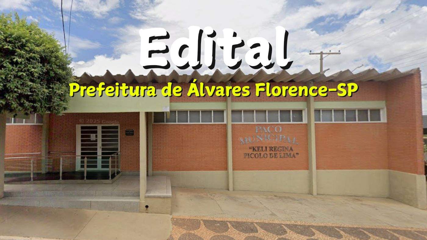 Prefeitura de Álvares Florence-SP/Fonte: divulgação