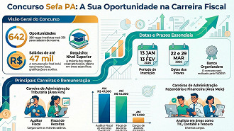 SEFA-PA abre novo concurso com 642 vagas