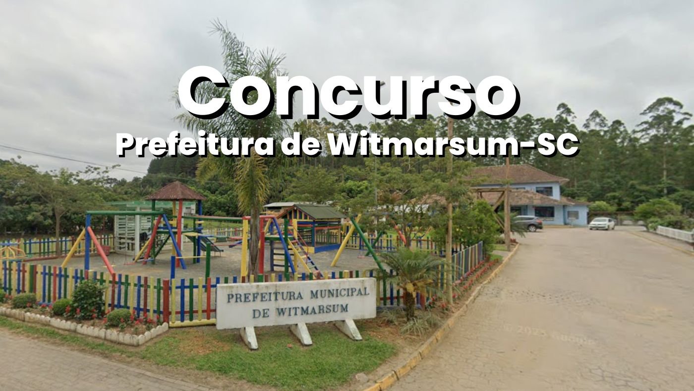 Prefeitura de Witmarsum-SC abre concurso público para 3 cargos
